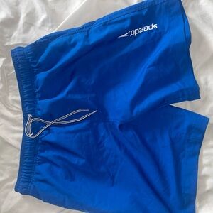 Men’s Speedo Blue Swim Trunks/ Size M